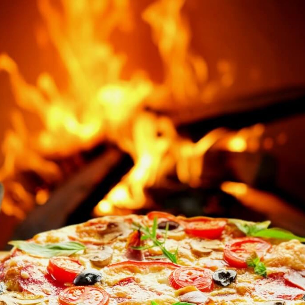 Gril avec cheminée à bois – Forni Per Pizza Italiani